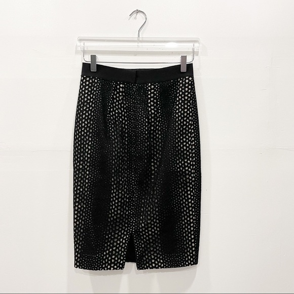 Giambattista Valli Lace Pencil Skirt Black Size 42 / Small - Picture 2 of 11